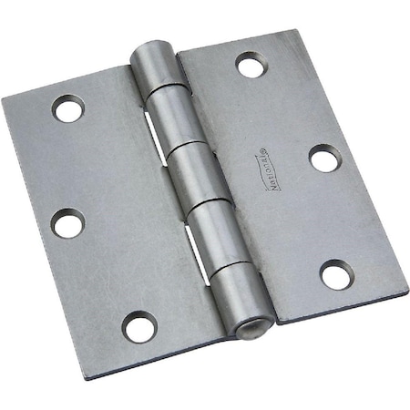 National 3-1/2 In. Square Steel Broad Door Hinge N140566